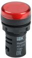 Лампа светосигнальная AD22DS d22мм 110В AC/DC красн. KARAT IEK BLS10-ADDS-110-K04