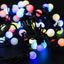 Гирлянда профессиональная Мультишарики 23 мм, 10 м, черный каучук, 80 LED, свечение с динамикой, цвет RGB - 303-599 NEON-NIGHT