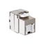 Модуль Keystone 1хRJ45 кат.6 STP T568A/B без инструмента бел. Datarex DR-510720