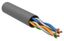 Кабель связи витая пара U/UTP кат.5е 4х2х0.52 solid LSZH сер. РФ (уп.305м) ITK LC1-C5E04-121-P-R IEK