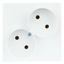 Розетка 2-м СП Simon 24 16А IP20 2х2P без защ. шторок механизм бел. 2450457-030