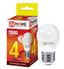 Лампа светодиодная LED-ШАР-VC 4Вт шар 3000К тепл. бел. E27 380лм 150-275В IN HOME 4690612030579