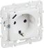 Розетка SKANDY 18Вт 16А с заземл. защ. шторки USB C SK-R17W арктич. бел. IEK SK-R14-16-U14-018-K01