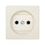 Накладка розетки Simon82 без заземл. сл. кость 82040-31