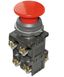Выключатель кнопочный КЕ-192 У2 исп.8 1НО+2НЗ гриб без фиксации 10А IP54 660В красн. Электротехник ET529337