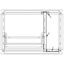 Комплект для создания кабельного отсека шкафов DAE/CQE 1800 x 400 | R5PFI1840 DKC ДКС