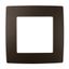 Рамка для розеток и выключателей 1 пост бронза пластик ЭРА 12 12-5001-13 - Б0019367