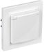 Розетка с крышкой Brite 16А IP44 РСбш10-3-44-БрБ бел. в сб. IEK BR-R16-16-44-K01-F-PRO