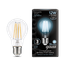 Лампа светодиодная филаментная LED 12 Вт 1250 лм 4100К А60 груша нейтральный E27 AC 220В прозрачная колба Black Filament - 102902212 Gauss