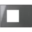 Рамка 2мод. Axolute Air декоративная итальянская модульность антрацит Leg BTC HW4819HS Legrand