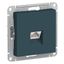 Розетка компьютерная AtlasDesign RJ45 кат.6A механизм изумруд SE ATN000886 APC