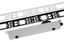 Органайзер кабельный вертикальный ВКО-М-42.150-9005 42U Г=12мм односторон. окна ЦМО 1889865