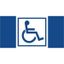 Знак безопасности BL-3015.D01 "Символ доступности для инвалидов" Белый свет a18769 BS