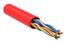 Кабель витая пара U/UTP кат.5E 4х2х24AWG solid LSZH красн. (уп.305м) ITK LC1-C5E04-124 IEK