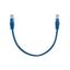 Патч-корд U/UTP, CAT 5e, RJ45-RJ45, 26AWG, LSZH, синий, 0,3м REXANT | 02-0104-03 MEET