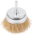Щетка для дрели, Чашка, латунированная витая проволока 0,3 мм, 75 блистер, Profi - 82-912 РОС