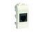 Компьютерная розетка RJ-45. кат.5E (экранированная. разъем AMP). слон. кость. 1мод. | 75647S DKC ДКС