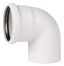 Отвод канализационный белый 32 х 87 град. - 559340 Ostendorf