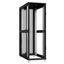 Шкаф серверный 48U 800х1070 передняя дверь: без. задняя двустворчатая перфорированная IP20. боковые панели: цвет: черный RAL9005 - NS 8148.9040 SYSMATRIX