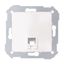 Накладка на телефонную розетку RJ-11, RJ-12, S82 Detail белый - 82062-60 Simon