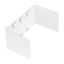 Соединитель (60х40) (4 шт) Plast EKF PROxima Белый | conw-60-40x4