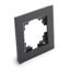 Рамка 1-местная, серия Катрин, GFR00-7001-05, черный | 39518 STEKKER FERON