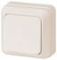 Выключатель одноклавишный наружный (открытой установки) слоновая кость 10А 250В Intro Quadro 2-101-02 - Б0053735 ЭРА