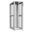 Шкаф серверный 48U 800х1070 передняя дверь: двустворчатая перфорированная IP20. задняя одностворчатая боковые панели: без. цвет: серый RAL7035 - NS 8148.7430 SYSMATRIX