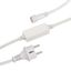 Шнур питания ARD-CLASSIC-FLASH-1.5M White (230V, 1.6A) (ARDCL, Закрытый) - 025886 Arlight