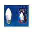 Лампа светодиодная LED-C37 7W/WW/E27/FR PLP01WH форма "свеча" мат. серия "ЯРКАЯ" свет теплый бел. 3000К упак. картон Uniel UL-00002414