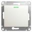 Переключатель проходной 1-кл. СП Glossa 10А IP20 (сх. 6а) 10AX с подсветкой механизм перламутр. SE GSL000663 APC