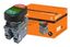Кнопка двойная MPD4-11G (зеленая/красная) (LED) в сборе d22мм/220В (ПУСК/СТОП) линза зеленая | SQ0747-0055 TDM