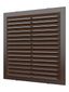 Решетка вентиляционная вытяжная, из ABS пластика 138х138, цвет Коричневый - 1313С кор ЭРА 10637