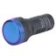 Индикатор ND16-22D/4 синий, встр. конденсатор, IP40 АС110В (R) | 592652 CHINT