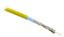 Кабель витая пара экранир. F/UTP кат.5E 4 пары 24 AWG ОЖ solid экран-фольга PVC -20град.C-+75град.C FUTP4-C5E-S24-IN-PVC-YL-305 гарантия: 15 лет компонентн. / 25 системн. желт. (уп.305м) Hyperline 444625
