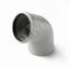 Отвод 75 67 град, для внутренней канализации, серый - 100767 PRO AQUA