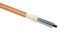 Кабель волоконно-оптический 50/125 (OM2) многомодовый, 16 волокон, плотное буферное покрытие (tight buffer), для внутренней прокладки (-25C ~ +50), LSZH, оранжевый, (F50161601O) - TB-A-5-16T-D-K-LSZH-IN-25 Cabeus 7718c
