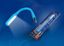 Светильник TLD-541 Blue 6 LED питание от USB Uniel UL-00000251