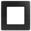 Рамка для розеток и выключателей серия 12 12-5101-06 на 1 пост, сатин, чёрный | Б0052504 ЭРА
