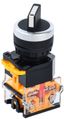 Переключатель D8-11X2 2 полож. 1з+1р черный | BSW30-11X2-3-24-2-K02 IEK