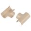 Угол т-образный T-KK-20-12-B для полукруглого кабель-канала бежевый 20х12мм 2шт/комплект - Б0064911 ЭРА