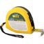 Рулетка Профи 7.5мх25мм калибр. лента; нейлон. покрытие; магн. крючок; эласт. корпус; двойн. стопор черн./желт. FIT 17428 РОС