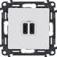 Устройство зарядное Valena Life с 2-мя USB-разъемами тип C-тип C 240В/5В 3000мА лиц. панелью бел. Leg 753107 Legrand