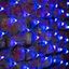 Гирлянда светодиодная "Сеть" 2х1.5м 288LED син. 24Вт 230В IP65 свечение с динамикой провод ПВХ прозр. Neon-Night 215-043