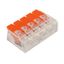 Универсальная компактная клемма, 5-проводная до 4,0 мм² (аналог Wago 221-415) (40 шт./уп.) | 07-5205 REXANT MEET