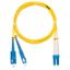 Патч-корд NMF-PC2S2C2-SCU-LCU-003 волоконно-оптический переходн. одномод. 9/125мкм стандарта OS2 SC/UPC-LC/UPC двойн. LSZH нг(В)-HFLTx 2мм желт. 3м NIKOMAX