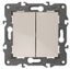 Переключатель 2-кл. СП Elegance 14-1106-02 10А IP20 250В 10AX механизм сл. кость Эра Б0034244
