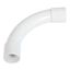 Соединитель угловой белый d25 мм (30шт/270шт уп/кор) | PR13.0465 Промрукав Строитель