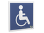 Знак безопасности PS-15164.D02"Символы доступности для инвалидов всех категорий" Белый свет a21957 BS