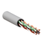 Кабель витая пара TERACOM PRO Cat.6 U/UTP 4 пары solid 23AWG нг(А)-HF серый упак. 305м | TRP-6UTP-04LSH-GY-IN3 EKF